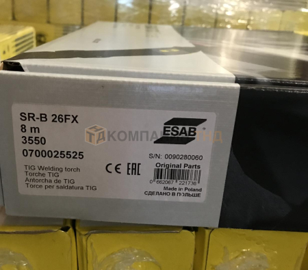 Горелка ESAB TIG Torch SR 26FX OKC50