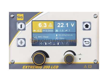 Сварочный аппарат HUGONG EXTREMIG 200 III LCD для полуавтоматической MIG/MAG сварки Сварочный аппарат HUGONG EXTREMIG 200 III LCD