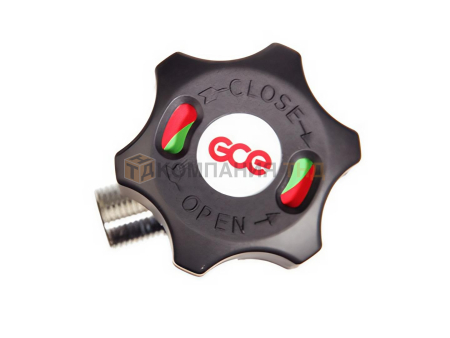 Вентиль запорный GCE 200 бар,вх./вых.25E / W21,8 DIN 6 Нар., маховик - 90 градусов, пластик. Артикул 2776006 Вентиль запорный GCE 200 бар,вх./вых.25E / W21,8 DIN 6 Нар., маховик - 90 градусов, пластик. Артикул 2776006