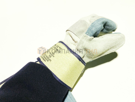 Перчатки сварочные GCE спилковые G100315 комбинированные с усиленным наладонником. Артикул G100315