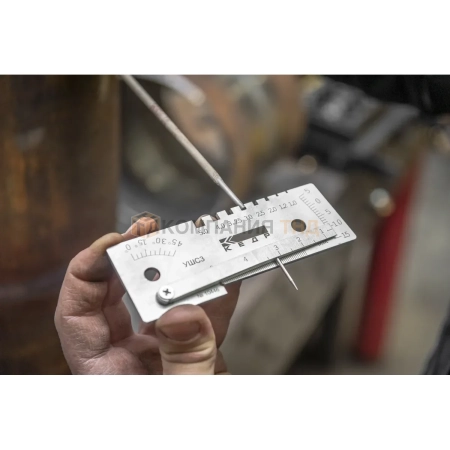 Шаблон сварщика КЕДР УШС-3 с калибровкой (8021854)