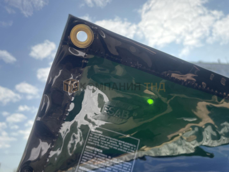 Штора ESAB (DIN 9) 1,8м х 1,4м тёмно-зелёная непрозрачная