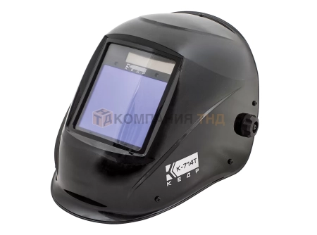 Маска сварочная КЕДР К-704Т PRO с турбоблоком черная