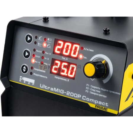 Сварочный аппарат КЕДР UltraMIG-200P Compact (220В, 20-200А) (8024199)
