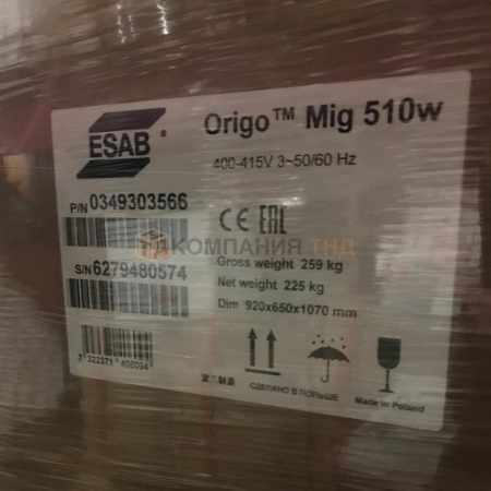 Сварочные источники ESAB Origo Mig 510w Сварочный аппарат ESAB Origo Mig 510w