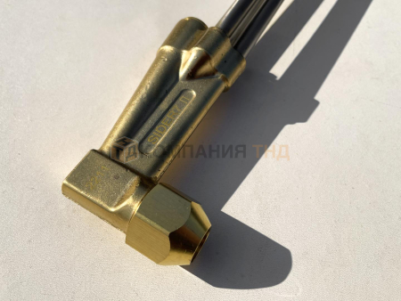 Резак пропановый KRASS SIDER 7 (рычажный до 300 мм) L=1100 мм, угол наклона головки 90 град, без мундштуков, удлинённый