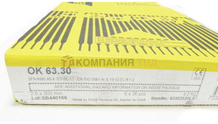 Сварочные электроды ESAB OK 63.30 Электроды ESAB OK 63.30