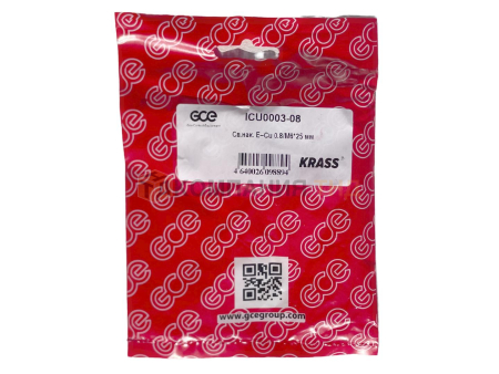 Наконечник сварочный KRASS E–Cu 0.8/M6*25 мм 15AK и MSP150 (25шт.). Артикул ICU0003-08