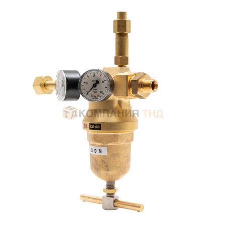 Регулятор GCE CR 60 Кислород/Инертные газы 200/50 бар вх. G3/4, вых. G1/2; 400 м3/час