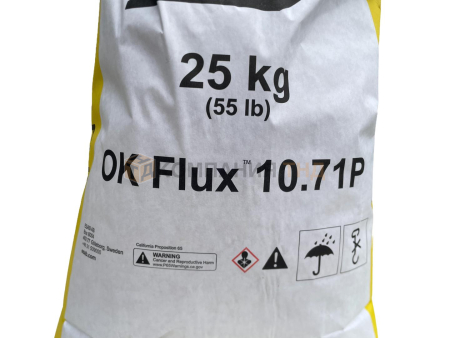 Сварочный флюс ESAB OK FLUX 10.71Р (Россия) для выполнения сварочных швов на листах любой толщины Флюс сварочный ESAB OK FLUX 10.71Р