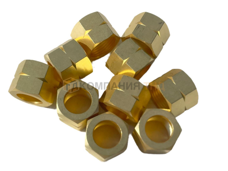 Гайка накидная GCE G3/8" LH (Латунь) (10 шт.)