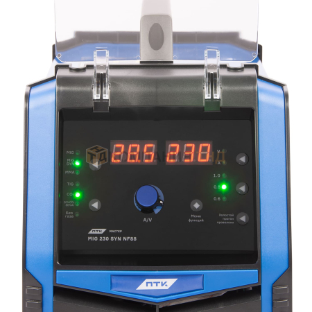 Сварочный аппарат ПТК МАСТЕР MIG 230 SYN NF88 производства ПТК: в розницу и оптом, артикул 005.100.276 Сварочный аппарат ПТК МАСТЕР MIG 230 SYN NF88