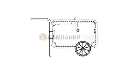 Тележка ESAB 2-Wheel undergear 2-х колесная (0794015880)