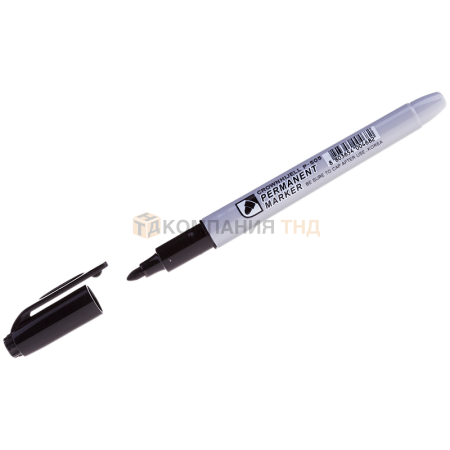 Маркер перманентный Crown Multi Marker Slim черный, пулевидный, 2мм, P-505 (207899)