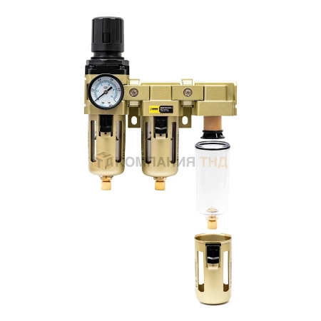 Блок подготовки воздуха КЕДР СФ-25.5.1 (три фильтрующих элемента) (8020843)