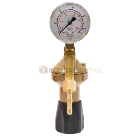 Редуктор сетевой GCE Dinset Аргон/Смесь; -/32 л/мин; вх. G3/8", вых. G1/4"