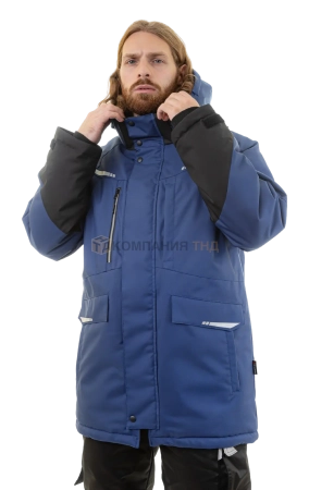 Куртка-парка зимняя BRODEKS KW215, синий (XL) (KW215NAVYXL)