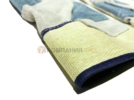 Перчатки сварочные GCE спилковые G100315 комбинированные с усиленным наладонником. Артикул G100315