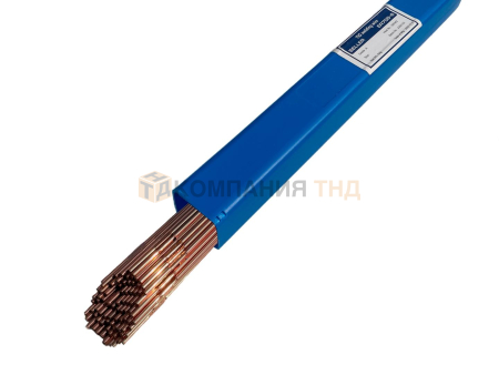 Прутки присадочные SELLER TIG ER 70S-6 ф 2,4 мм х 1000 мм (5,0кг) (S-2-70S6-24-1000)