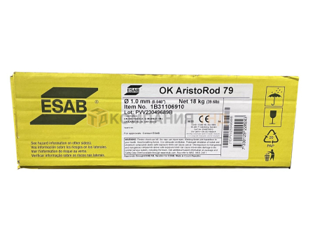 Сварочная проволока сплошного сечения ESAB OK AristoRod 79  (OK AristoRod 13.31) для полуавтоматической сварки Проволока сварочная ESAB OK Aristorod 79 (OK Aristorod 13.31)