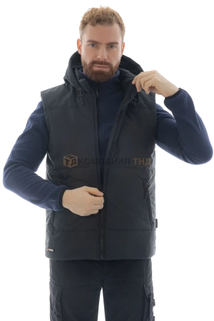 Жилет утепленный BRODEKS KW112, черный