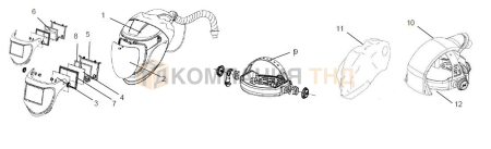 Сварочная маска ESAB G40 Маска сварочная ESAB G40