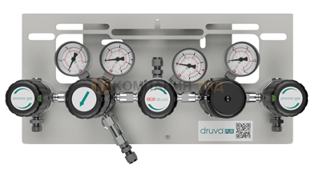 Рампа полуавтоматическая двухступенчатая GCE Druva MSLH0SD из хромированной латуни