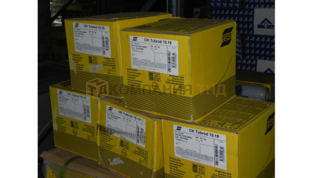 Порошковая проволока ESAB OK Tubrod 15.19 для дуговой сварки плавящимся электродом низколегированных конструкционных сталей Проволока порошковая ESAB OK Tubrod 15.19
