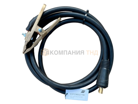 Кабель заземления ESAB Return cable with clamp с зажимом заземления 50мм2, 3м (0700300910R)