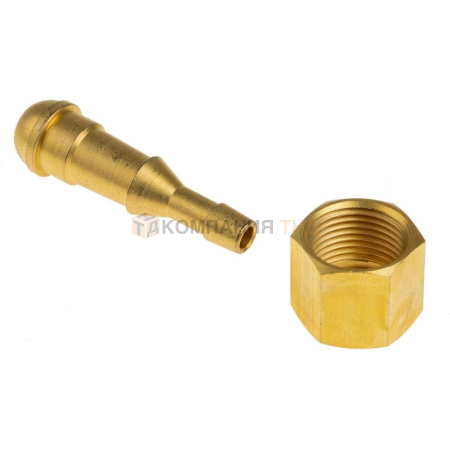 Ротаметр GCE Аргон/CO2 2.5 Бар, 0-32 л/мин вх. G3/8", вых. G3/8"+ниппель