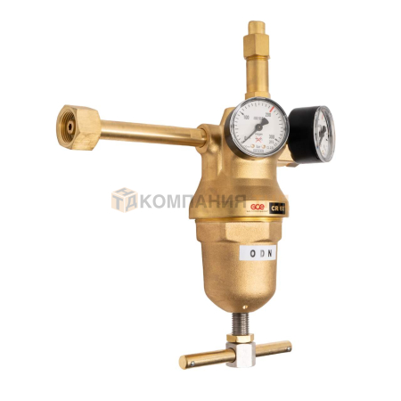 Регулятор GCE CR 60 Кислород/Инертные газы 200/50 бар вх. G3/4, вых. G1/2; 400 м3/час