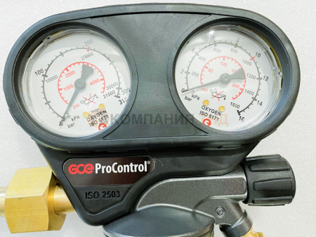 Редуктор кислородный GCE ProControl OX - 200/10 бар, вх. G3/4"; вых. G1/4"; 30 м3/ч