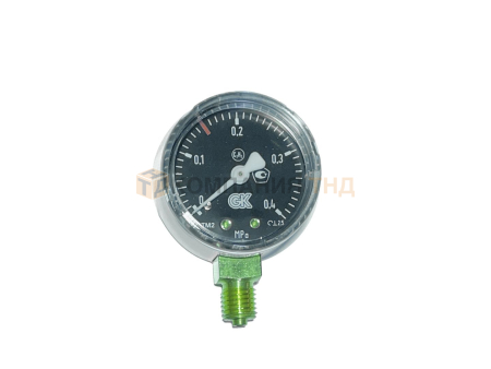 Манометр KRASS Ацетиленовый 0,4 МПа, диам. 50 мм Манометр KRASS Ацетиленовый 0,4 МПа, диам. 50 мм