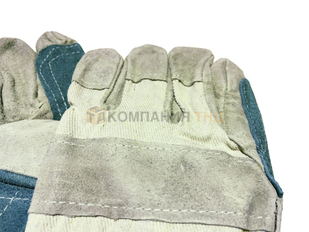 Перчатки сварочные GCE спилковые G100315 комбинированные с усиленным наладонником. Артикул G100315