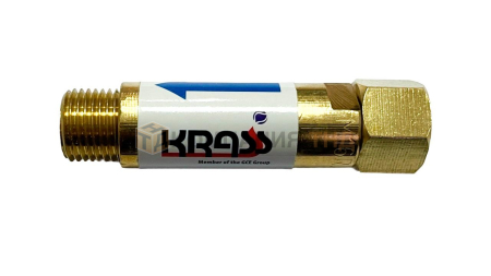 Затвор предохранительный KRASS ЗП-К-10 (кислород) выход редуктора М16х1,5/М16х1,5