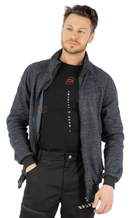 Толстовка флисовая BRODEKS KS241 cation, серый, (S) (KS241CTGREYS)