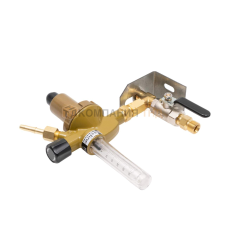 Редуктор сетевой GCE Dinset Flow Аргон/Смесь; -/30 л/мин; вх. G3/8", вых. G1/4"