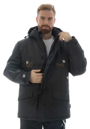 Куртка-парка зимняя BRODEKS KW204, черный