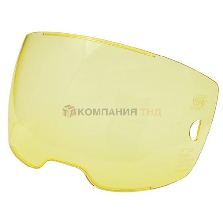 Наружное защитное стекло ESAB износостойкое (HC) для маски Sentinel A60 жёлтое (0700600883)
