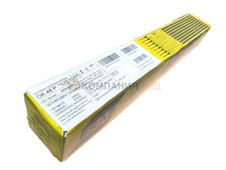 Электроды ESAB ОК 48Р ф 4,0 мм (6кг) (480P404AM0)