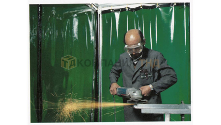 Штора ESAB, зелёная (DIN 6), 1,8м х 1,4м