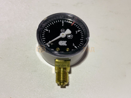 Манометр KRASS Ацетиленовый 4,0 МПа, диам. 50 мм Манометр KRASS Ацетиленовый 4,0 МПа, диам. 50 мм