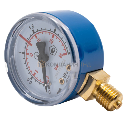 Манометр кислородный KRASS 1,25/2,5 МПа, 50 мм, М12х1,5