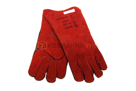Перчатки сварочные GCE спилковые G100501 5-палые Lusifer 150 град. Артикул G100501.