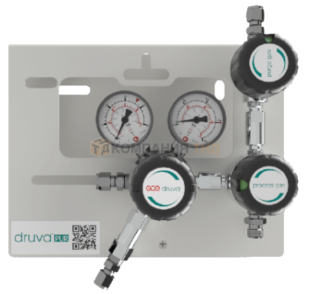 Рампа ручная одноплечевая GCE Druva MPLH0XS из хромированной латуни
