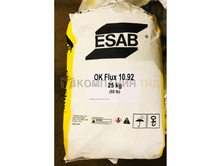 Сварочный флюс ESAB OK FLUX 10.92 на основе высоколегированных сталей для дуговой сварки и наплавки Флюс сварочный ESAB OK FLUX 10.92
