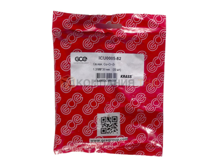 Наконечник сварочный KRASS Cu–Cr–Zr 1.2/M8*30 мм 401D-501D и MSP511 (25шт.). Артикул ICU0005-82 Наконечник сварочный KRASS Cu–Cr–Zr 1.2/M8*30 мм 401D-501D и MSP511 (25шт.). Артикул ICU0005-82