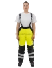 Брюки сигнальные женские зимние BRODEKS KW330, желтый/черный (XS) (KW330YELLOWXS)