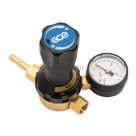 Регулятор специальный сетевой GCE Unicontrol 700 (аналог СКО-10) кислородный сетевой 25/10бар вх.G3/8"/вых.G3/8", 60 Нм3/час