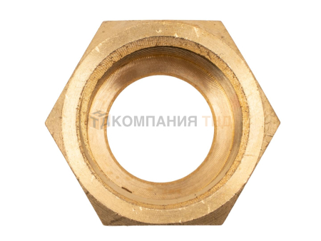 Гайка накидная KRASS 27 СП21,8 левая (Латунь) (5 шт.)